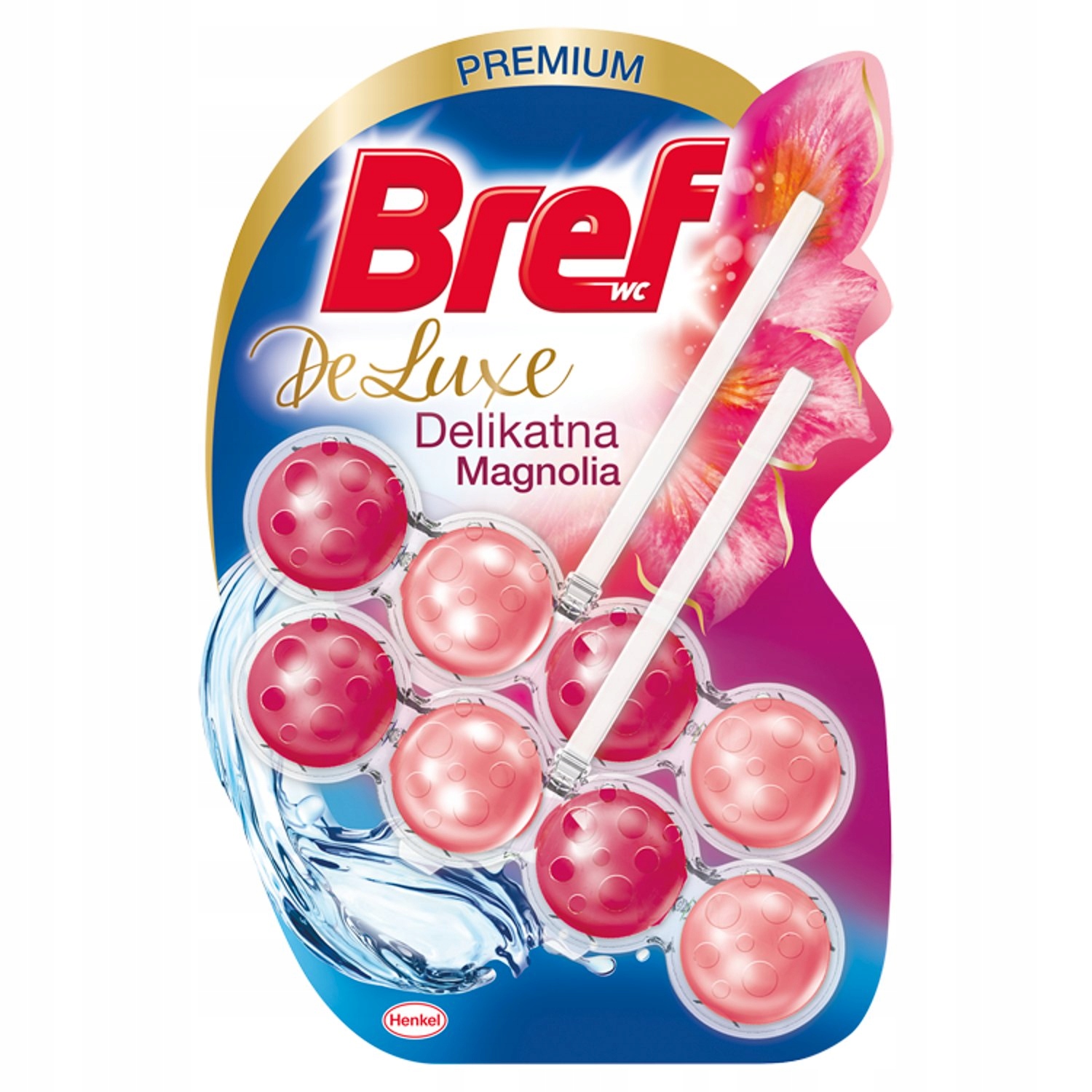 

Bref Wc DeLuxe Zawieszka Do Wc Magnolia 100 g