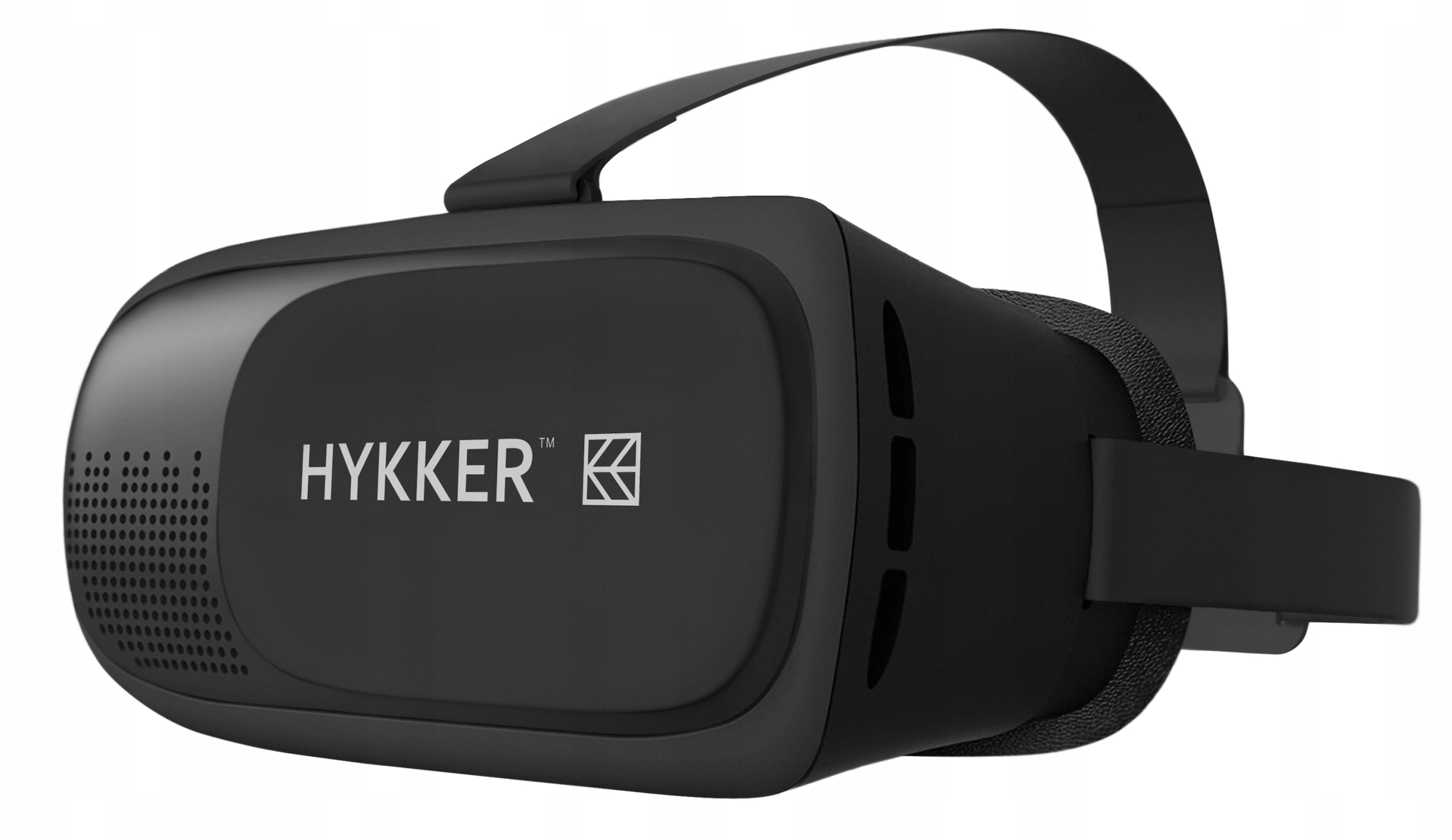 Gogle VR 3D + pilot BT, okulary 360 Hykker, czarne