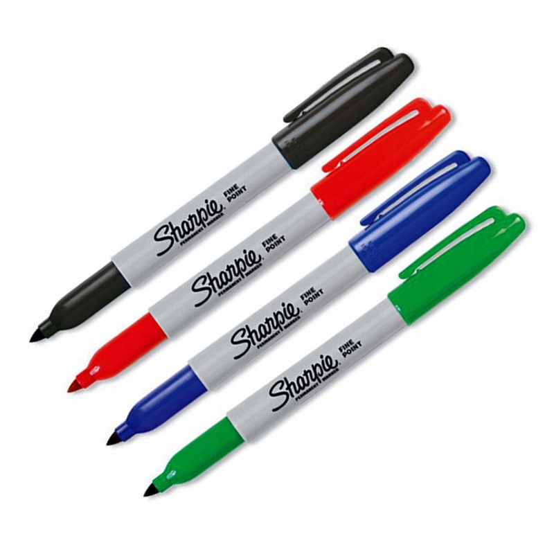 

Marker Permanentny Sharpie 4 Komplet Zestaw