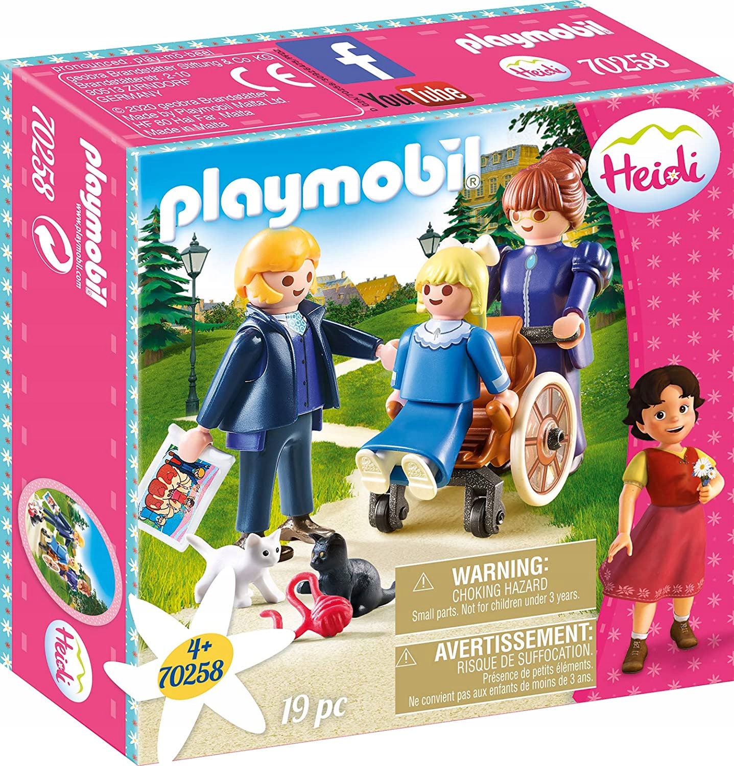 

Playmobil 70258 Klara z Tatą i Panną Rottenmeier