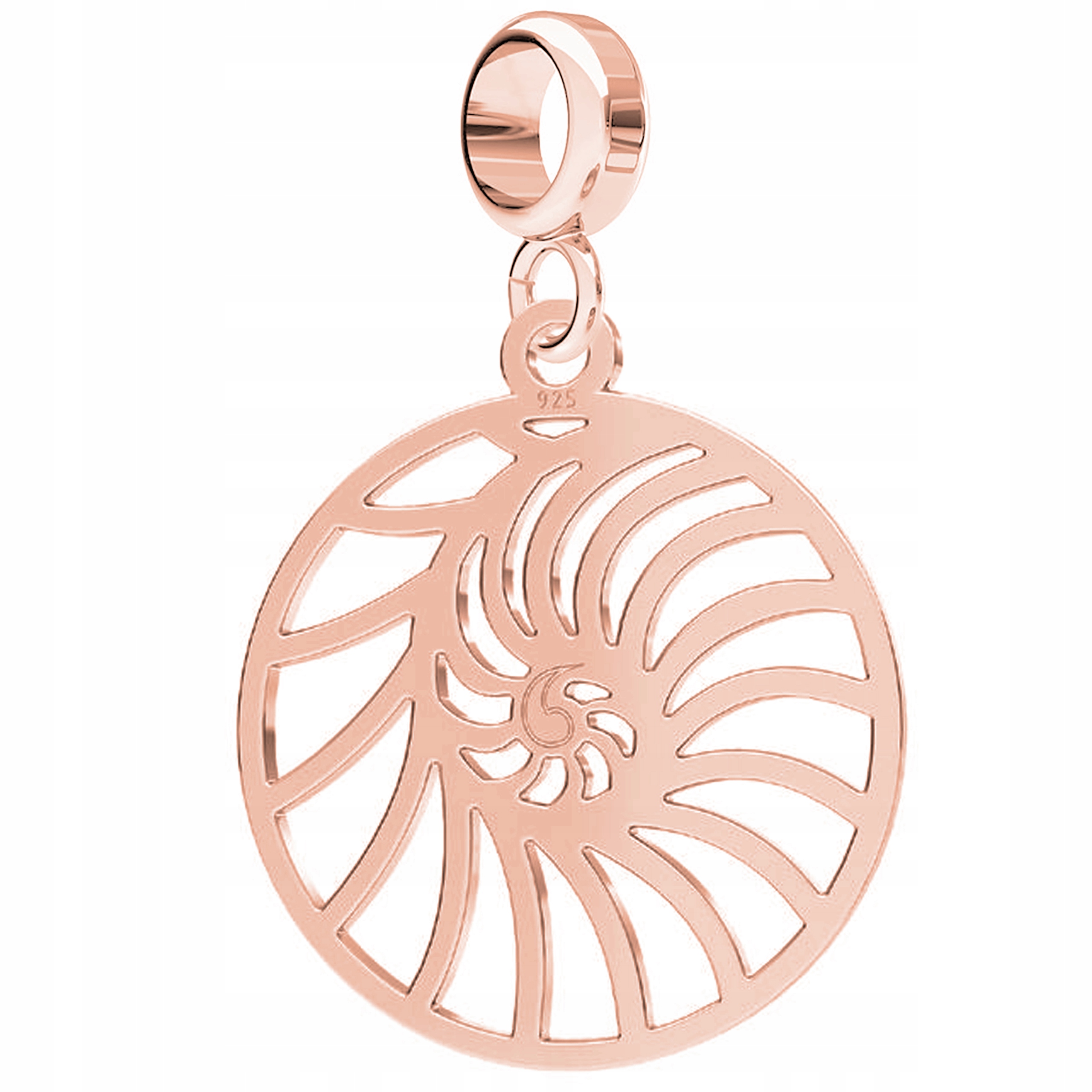 Přívěsek Mušle Růžové Zlato Stříbro 925