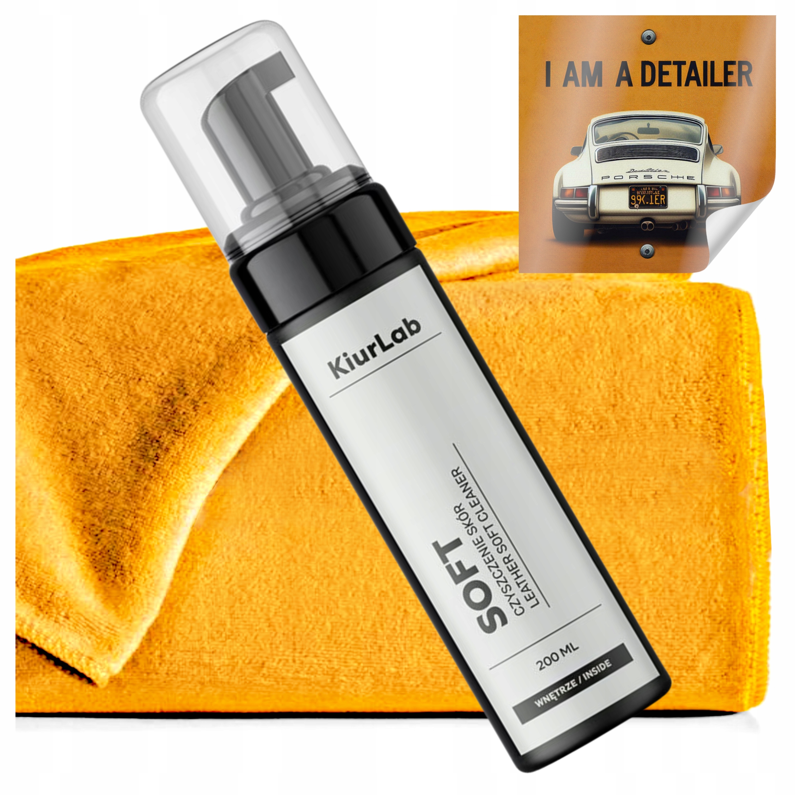 Środek do Bieżacego Czyszczenia Skóry Samochodowej KiurLab Soft Cleaner 0,2