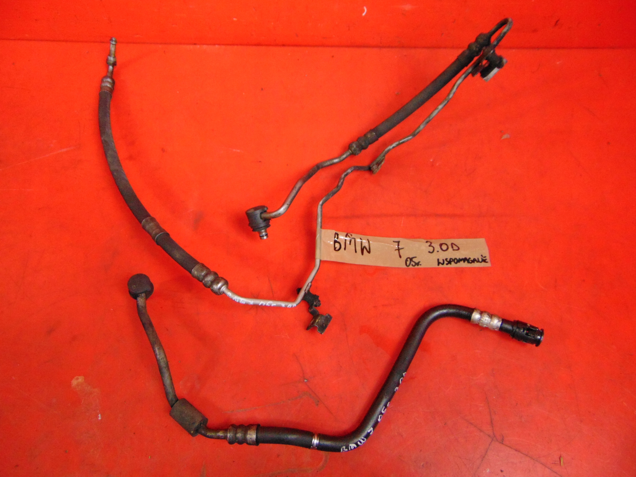 BMW 7 E65 3.0 D E66 Schläuche der Lenkung KOMPLET 6766043 2349821