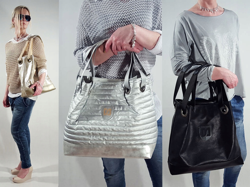 

Torebka Skóra Worek Vittoria Torba Lewandowska Bag
