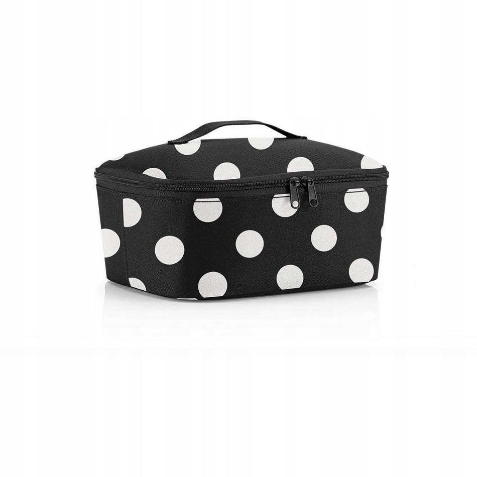 Termotaška Coolerbag M Pocket Dots bílá Reisenthel