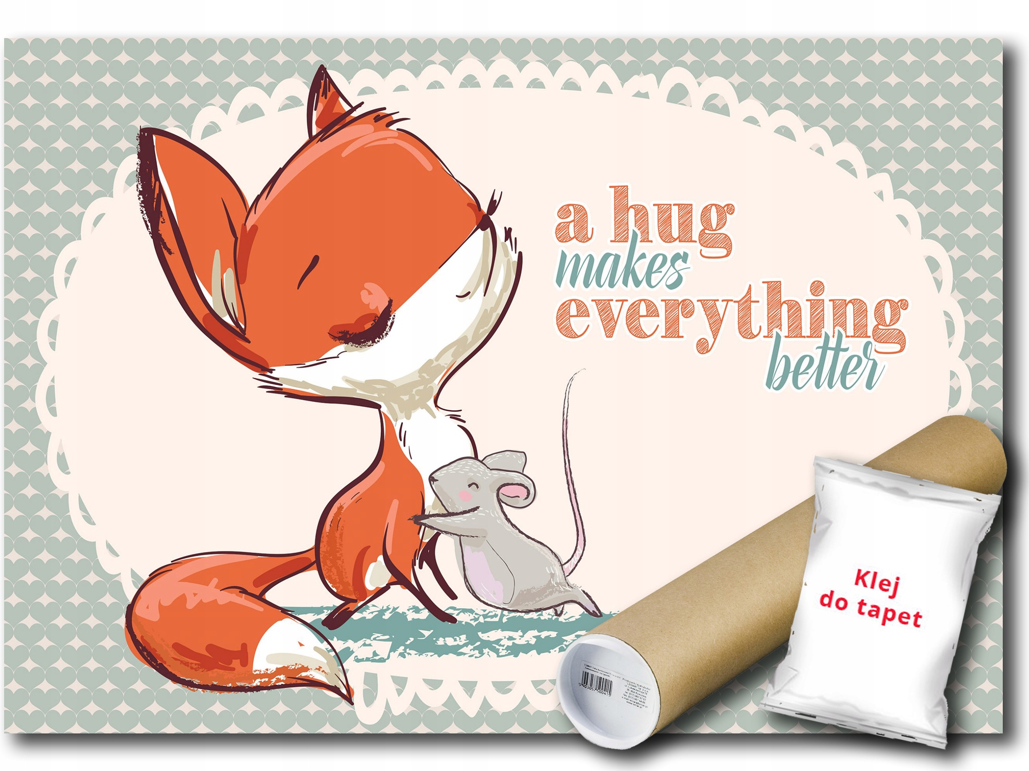 Vinylová Fototapeta Lis Lisek Myška 368x254