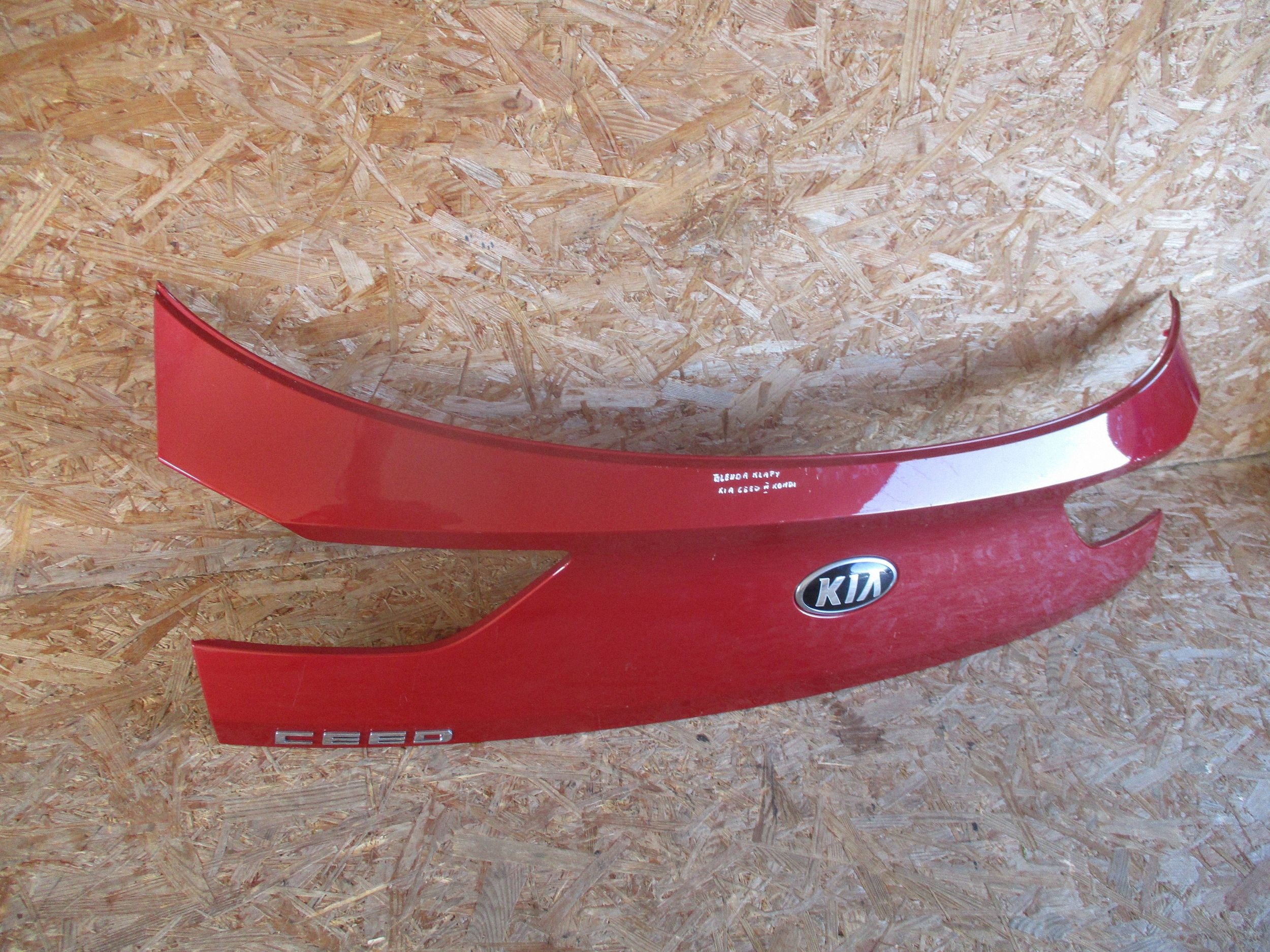 cap bonnet rear part rear KIA CEED III KOMBI