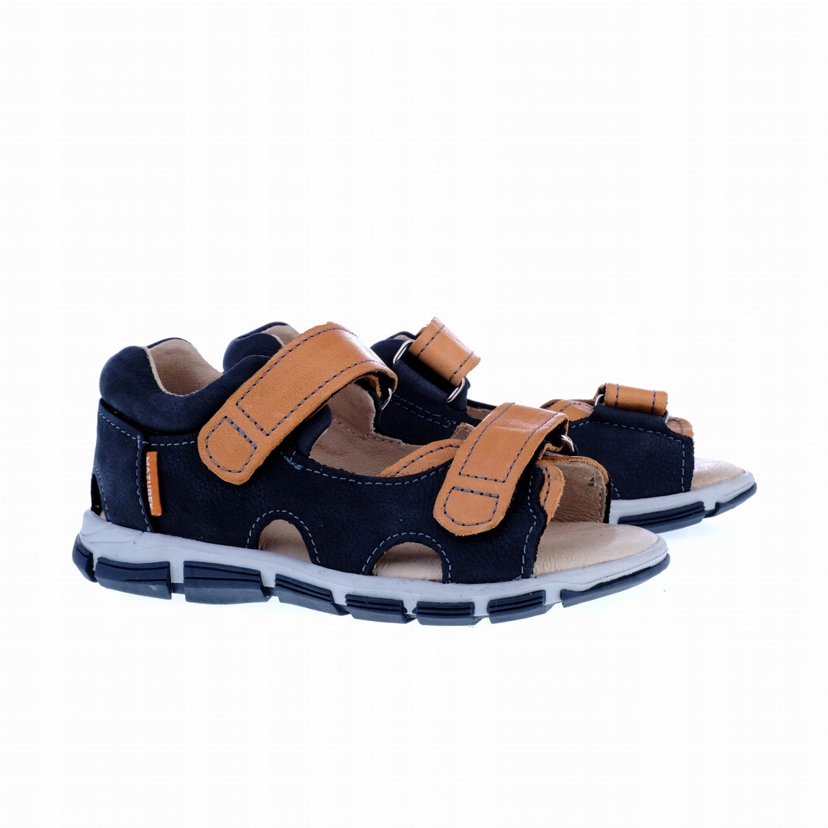 

Sandałki Mazurek 1363 c.jeans orange na rzepy r.26