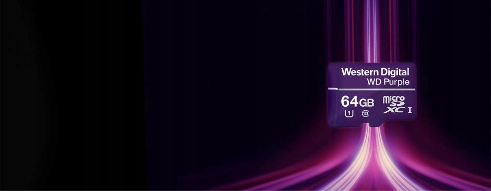 Karta microSD WD PURPLE 64GB WDD64GBPURPLE WD Kod producenta Purple