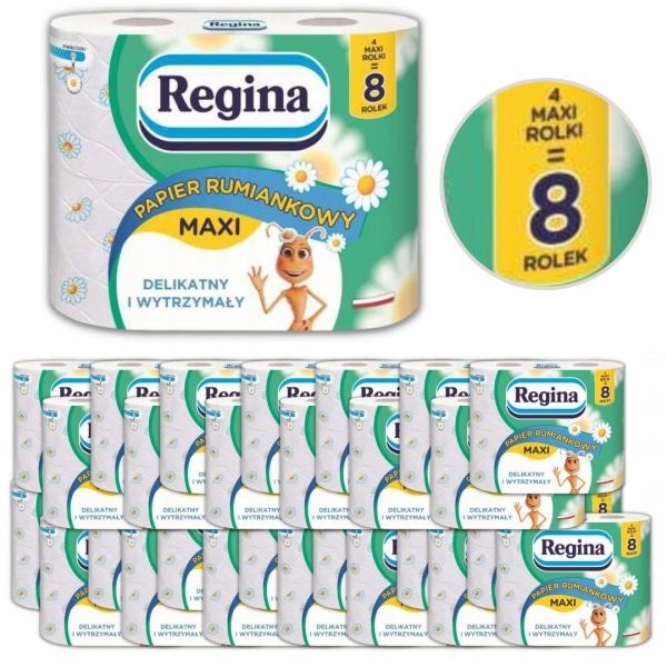 Papier toaletowy Regina Rumianek Maxi 4 rolki x 28