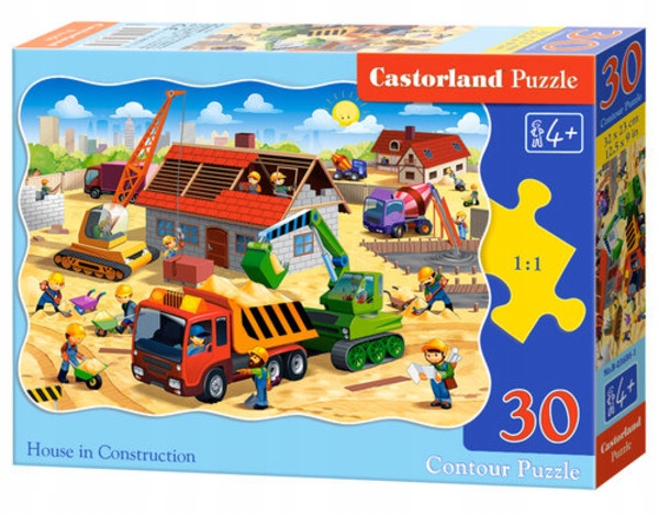 

Puzzle Dom w budowie 30 elementów