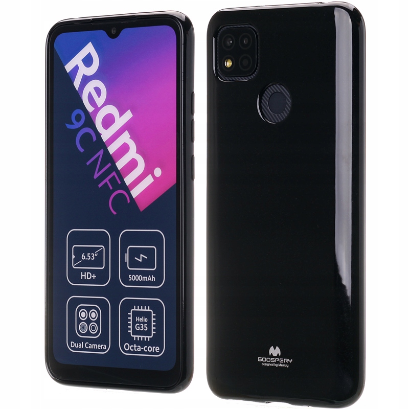 

Etui Mercury Goospery +szkło 9H do Xiaomi Redmi 9C