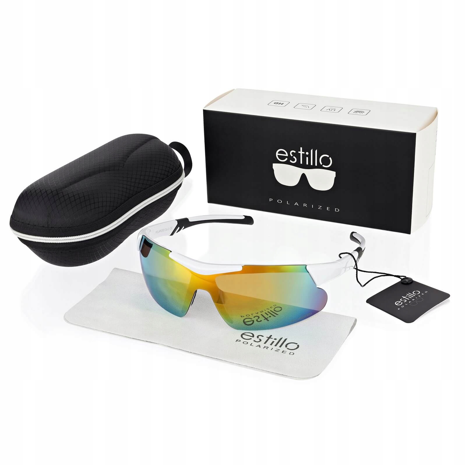 Sportovní sluneční polarizační cyklistické brýle Estillo Příslušenství
