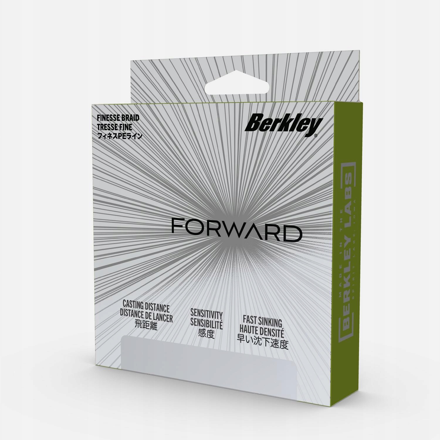 Berkley Forward Finesse Low Vis Green 150 m 0,17 mm 8,9 kg