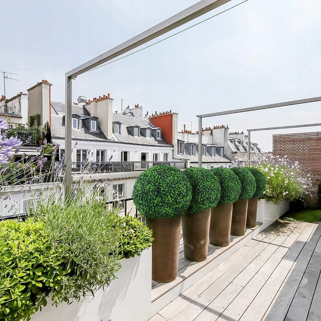 KULA BUKSZPANOWA SZTUCZNY BUKSZPAN 40 CM JAK ŻYWA Wysokość maksymalna 40 cm