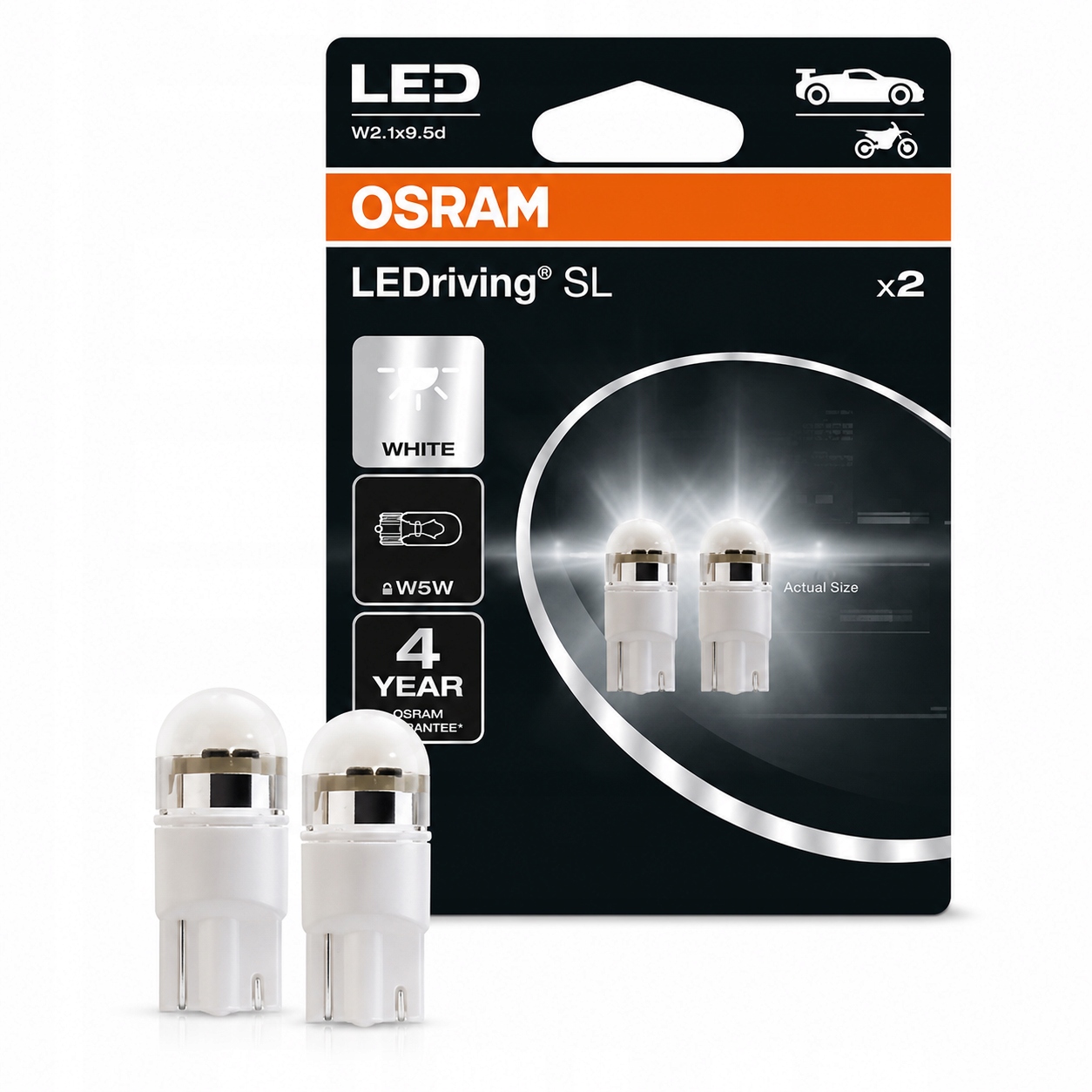Żarówki W5W Led Osram LEDriving 12V 6000K Biała Cool White