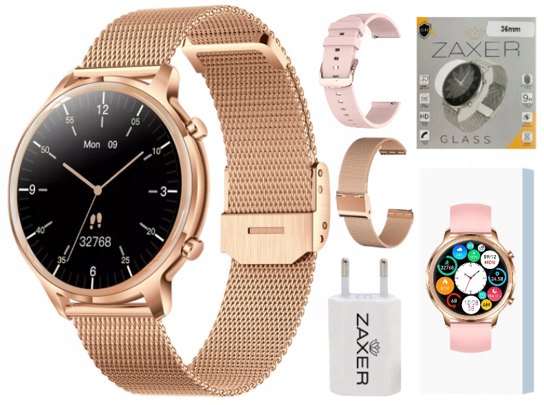 

Zegarek Damski Smartwatch Rozmowy Cykl Sen Pl Menu