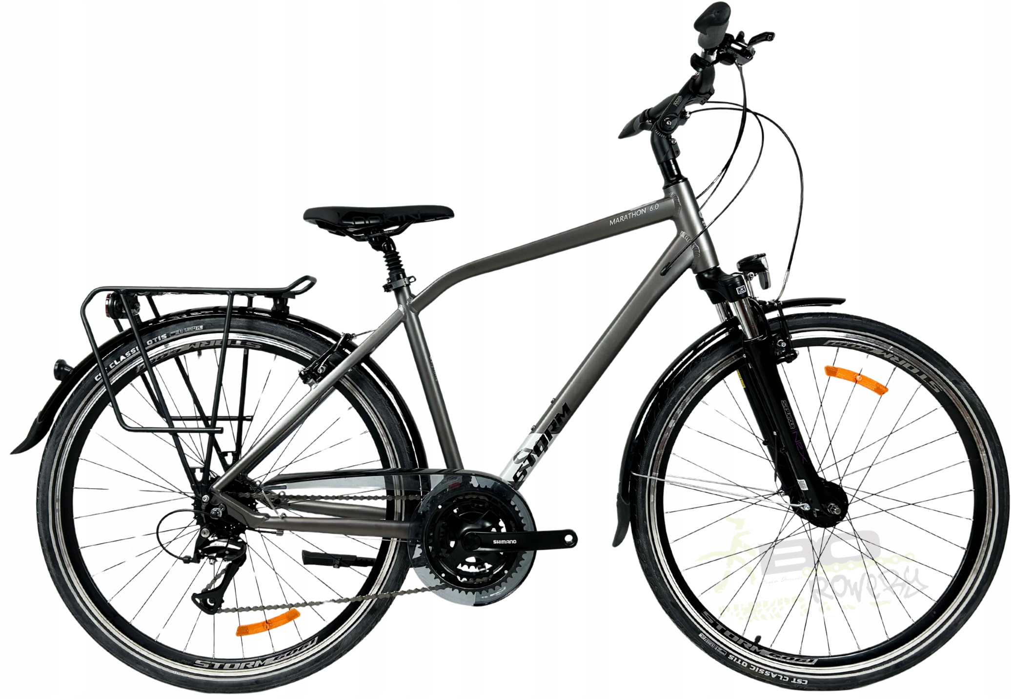 Rower Trekkingowy Storm Marathon 6.0 rama 19 28 grafit 2025