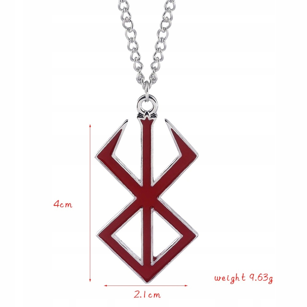 PREZENT BERSERK WISIOREK NASZYJNIK COSPLAY ANIME Szerokość 1 mm