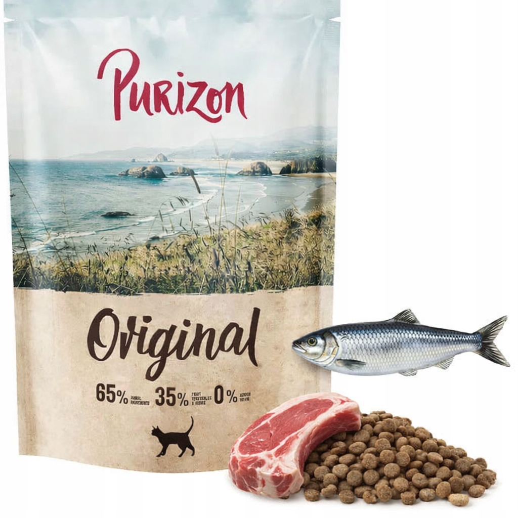 Sucha Karma Dla Kota Purizon Original Lamb Fish Jagnięcina Ryba Mięso 2kg