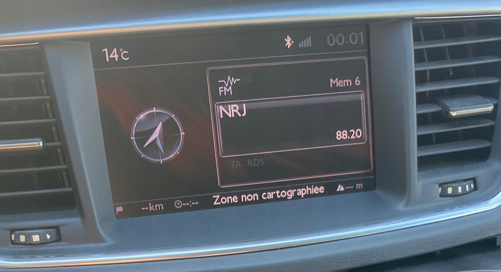 EKRAN display navigation devices PEUGEOT 508 PRZEDLIFT 9678188480