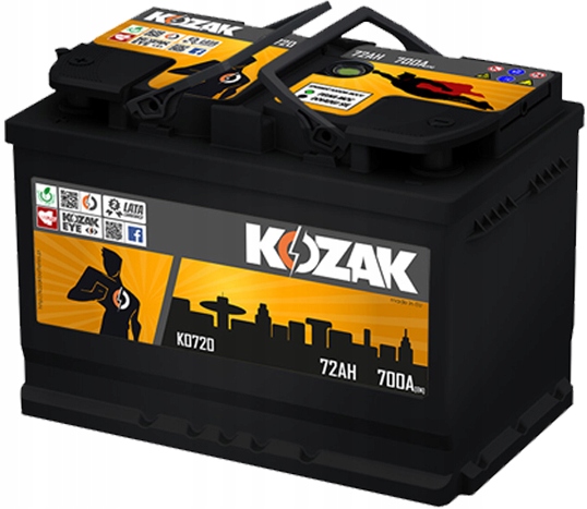 

Akumulator Kozak KO720 72AH/760A [sae] 72AH