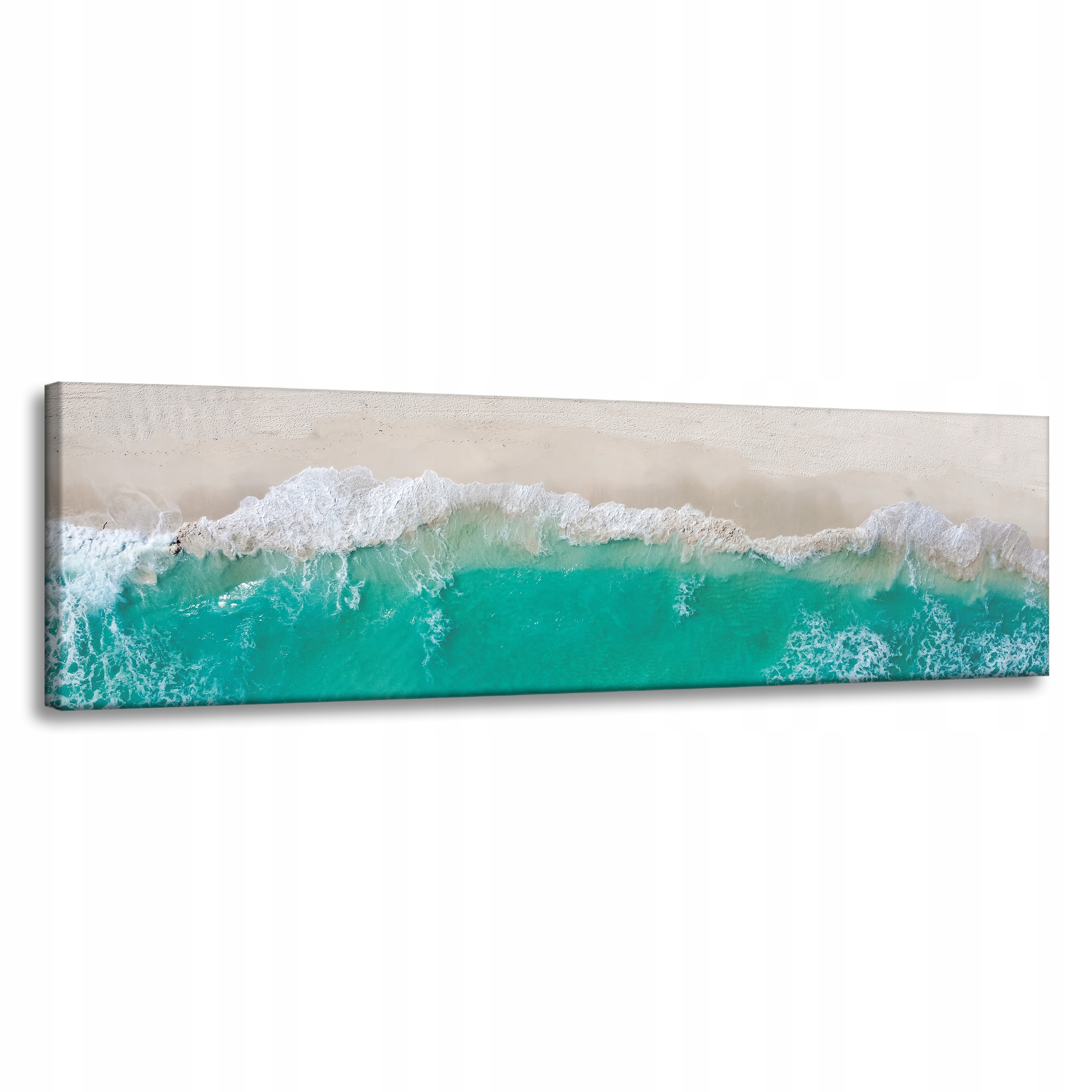 Obraz na plátně Vlny Pláž Písek Voda 120x40 cm