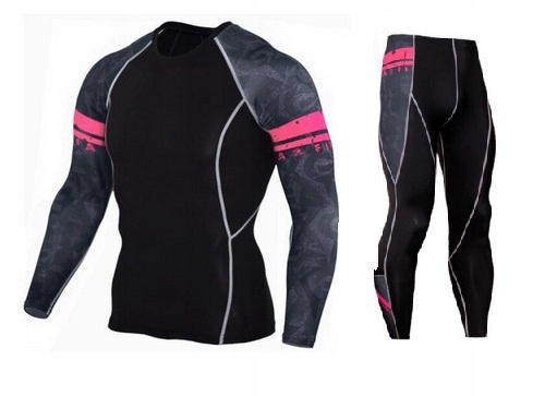 ODZIEŻ TERMOAKTYWNA RASHGUARD LEGINSY KOMPLET XL