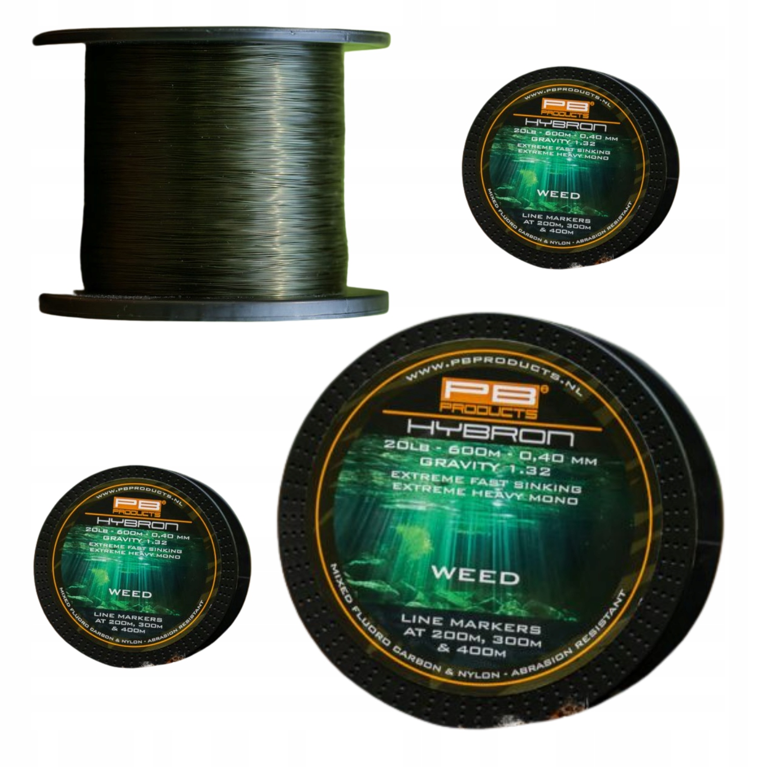 Żyłka Karpiowa Pb Products Hybron Weed 0.40mm 20lb 250m