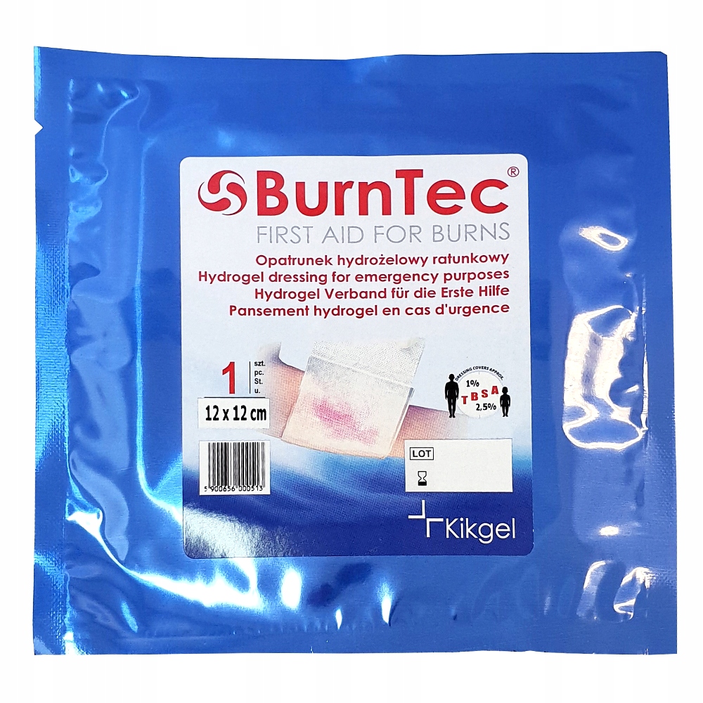 

BurnTec Opatrunek Hydrożelowy 12x12 cm Wzmocniony