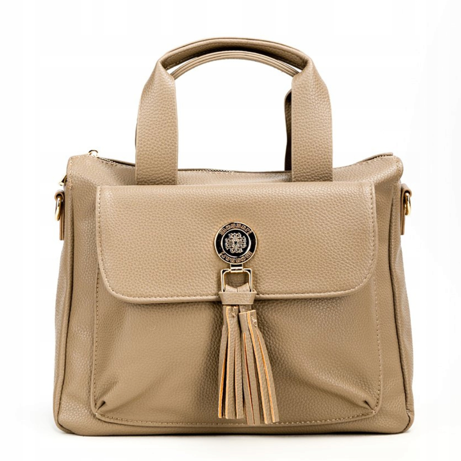 Dámská kabelka Monnari BAG6540 Béžová Kufřík Elegantní Eko Kůže
