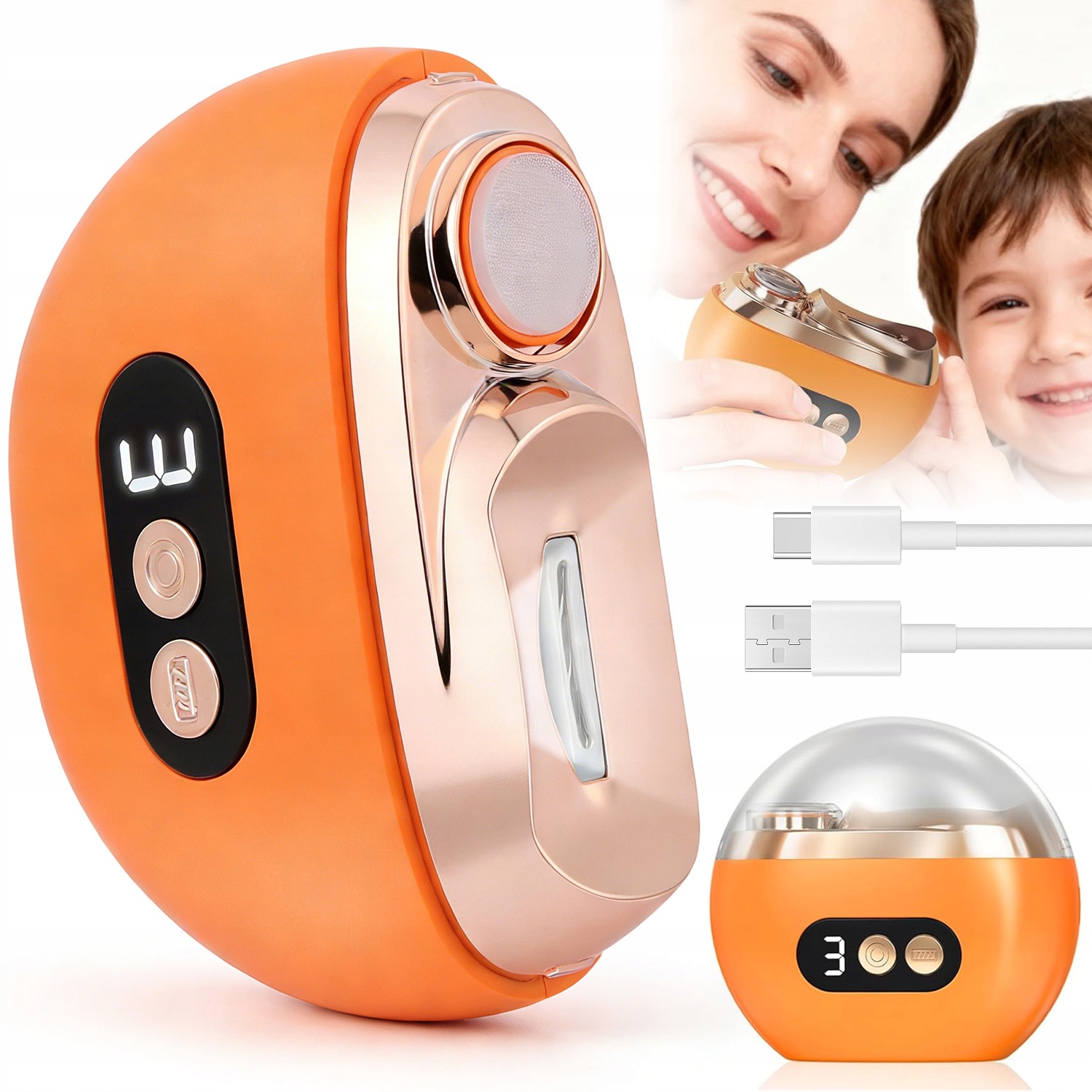 Elektrický Odstřihovač Nehtů Bruska Zastřihovač Pilník Usb
