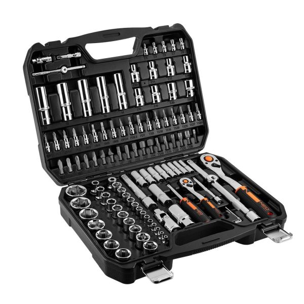 Neo Tools Nástrčné Kľúče 1/4", 1/2", Sada 110 Ks, Crv