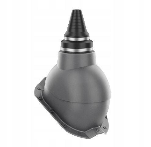 Anténní přechod, těsný přechod Trapez T18 Grafit 7024