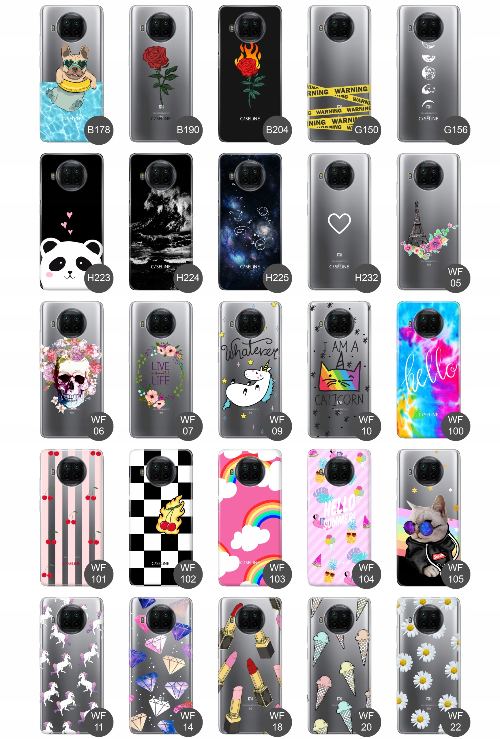 Etui do Xiaomi Mi10T LITE Pro case wzory