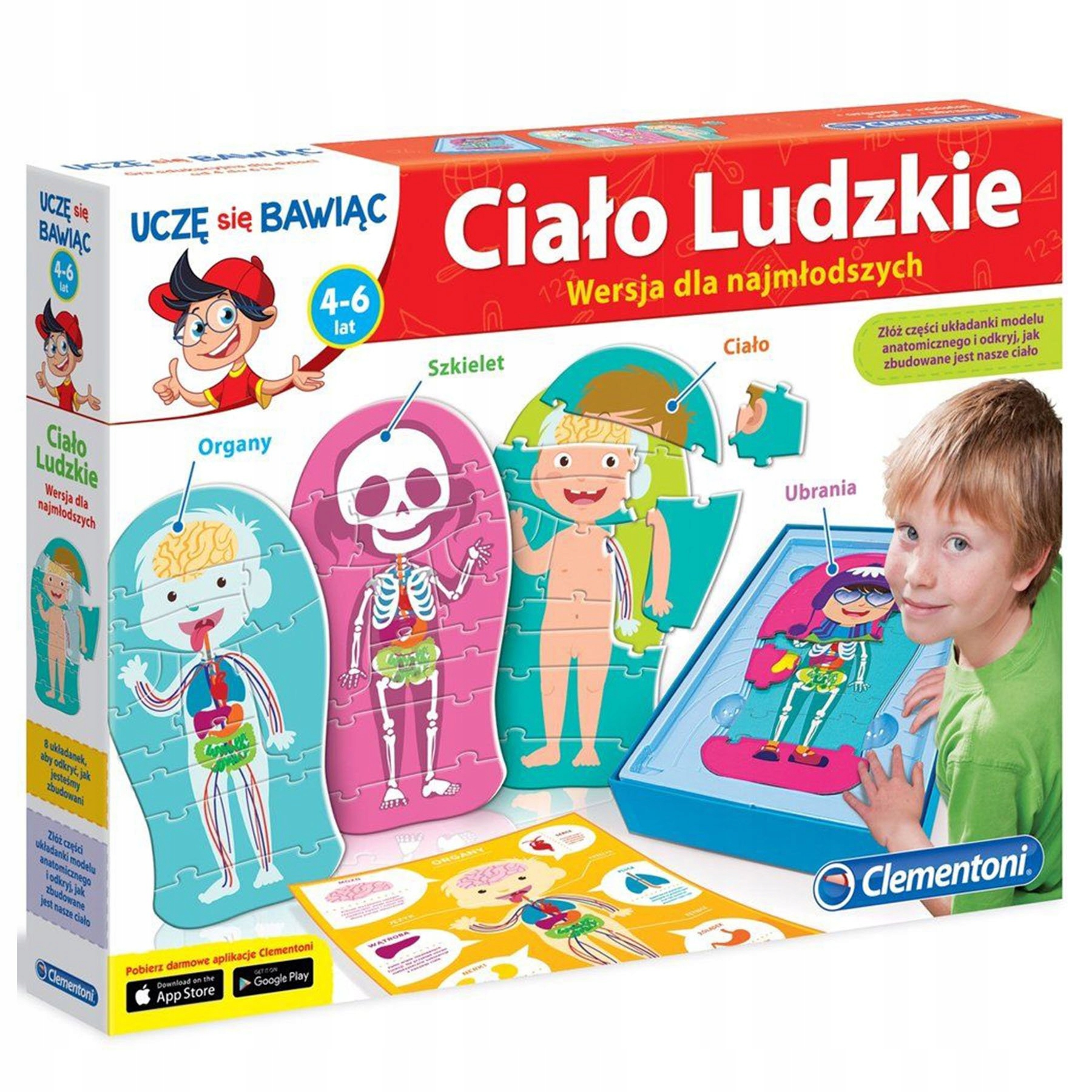 

Uczę się bawiąc Clementoni Ciało Ludzkie 4+