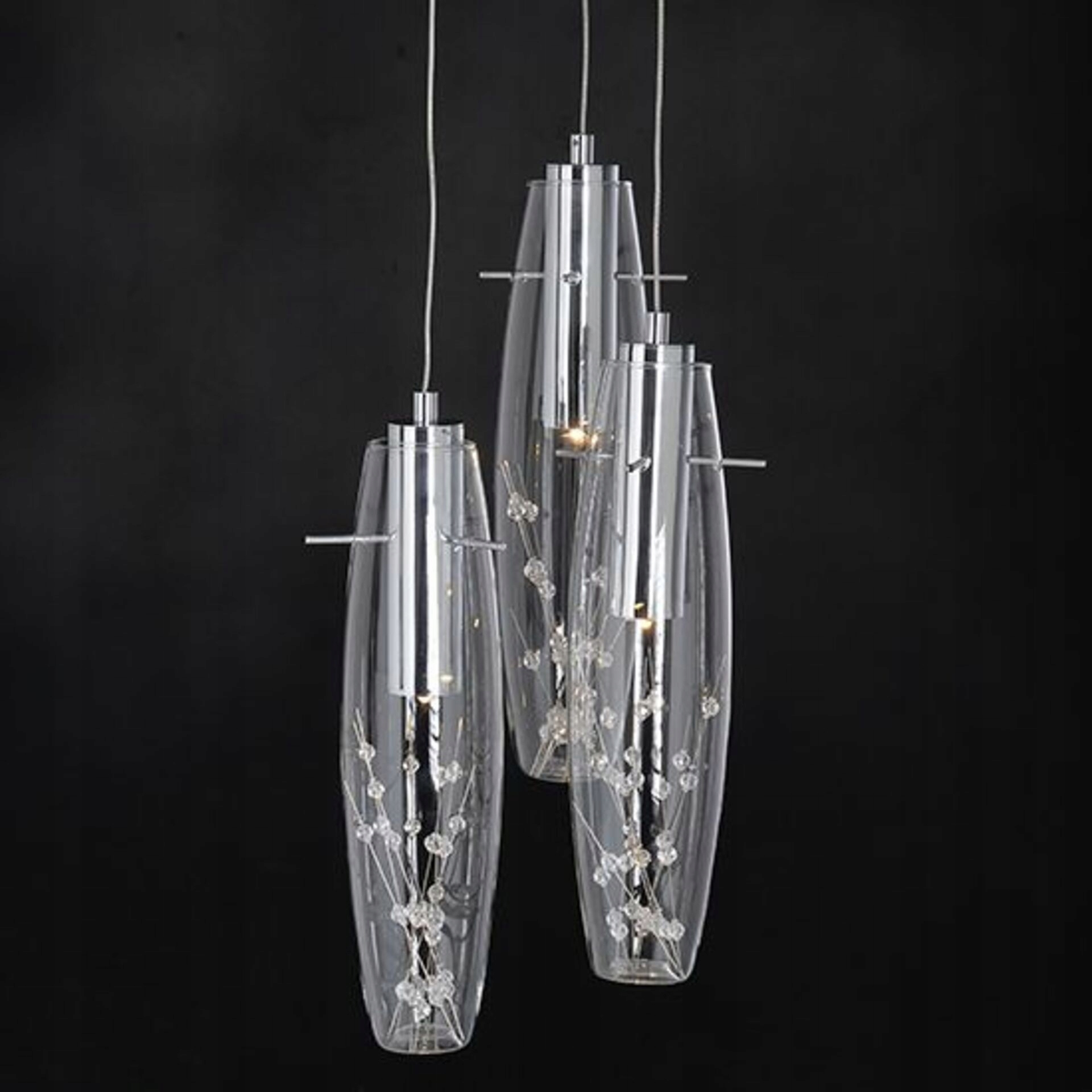 Aca Lighting Crystal Led závesné svietidlo VANI309LEDP