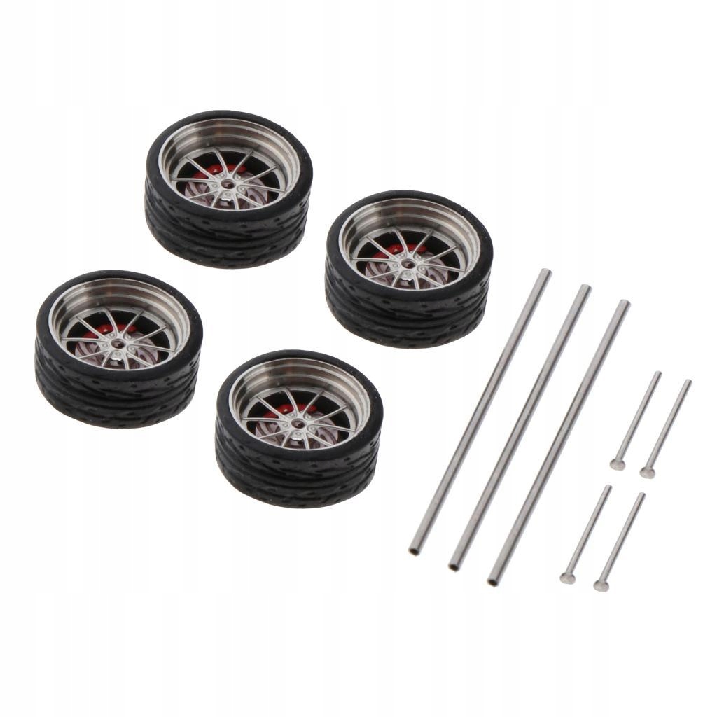 Zmodyfikowane gumowe koła pojazdu Długość 10 cm