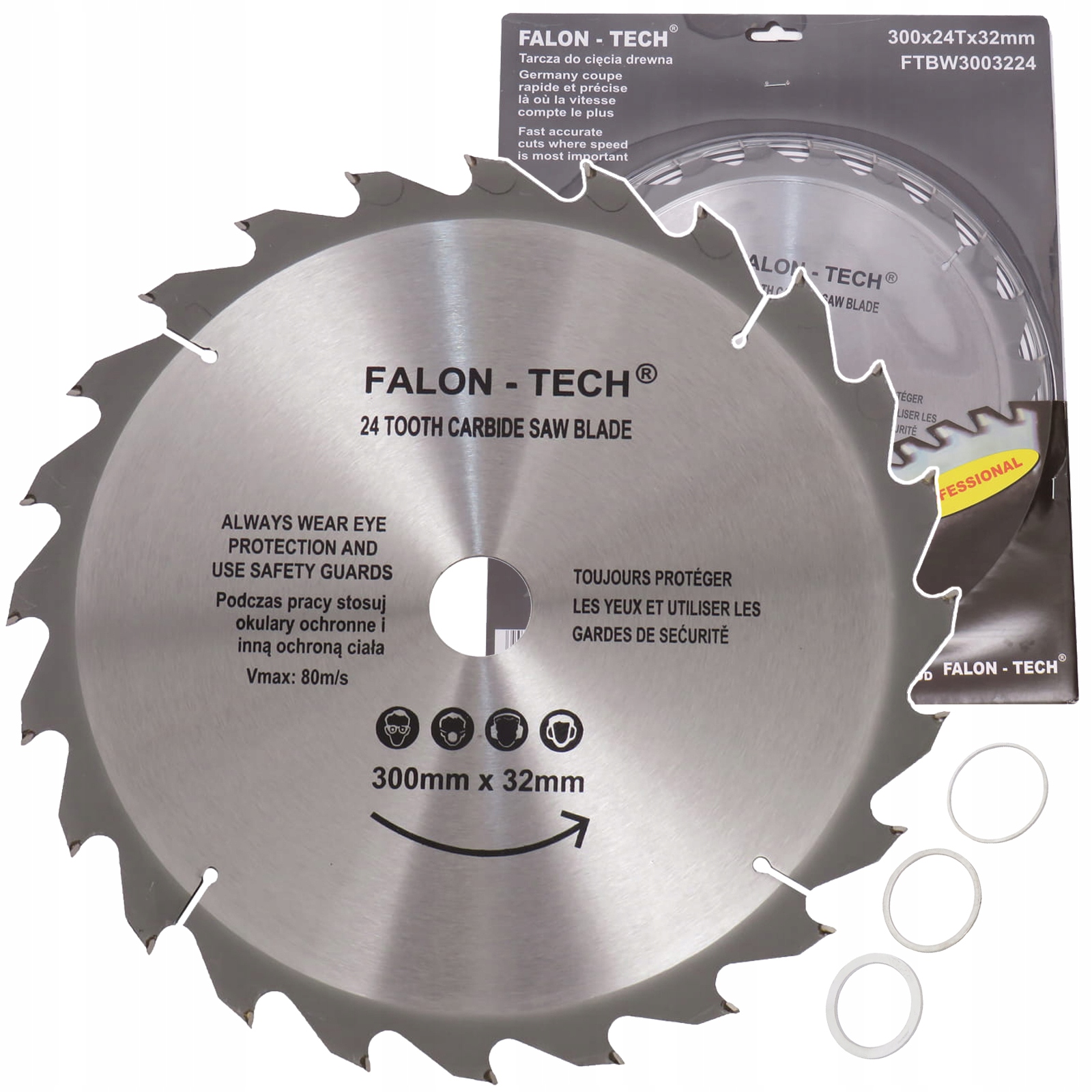 

Tarcza Widiowa Do Drewna 300 mm x 32 x 24T Widia
