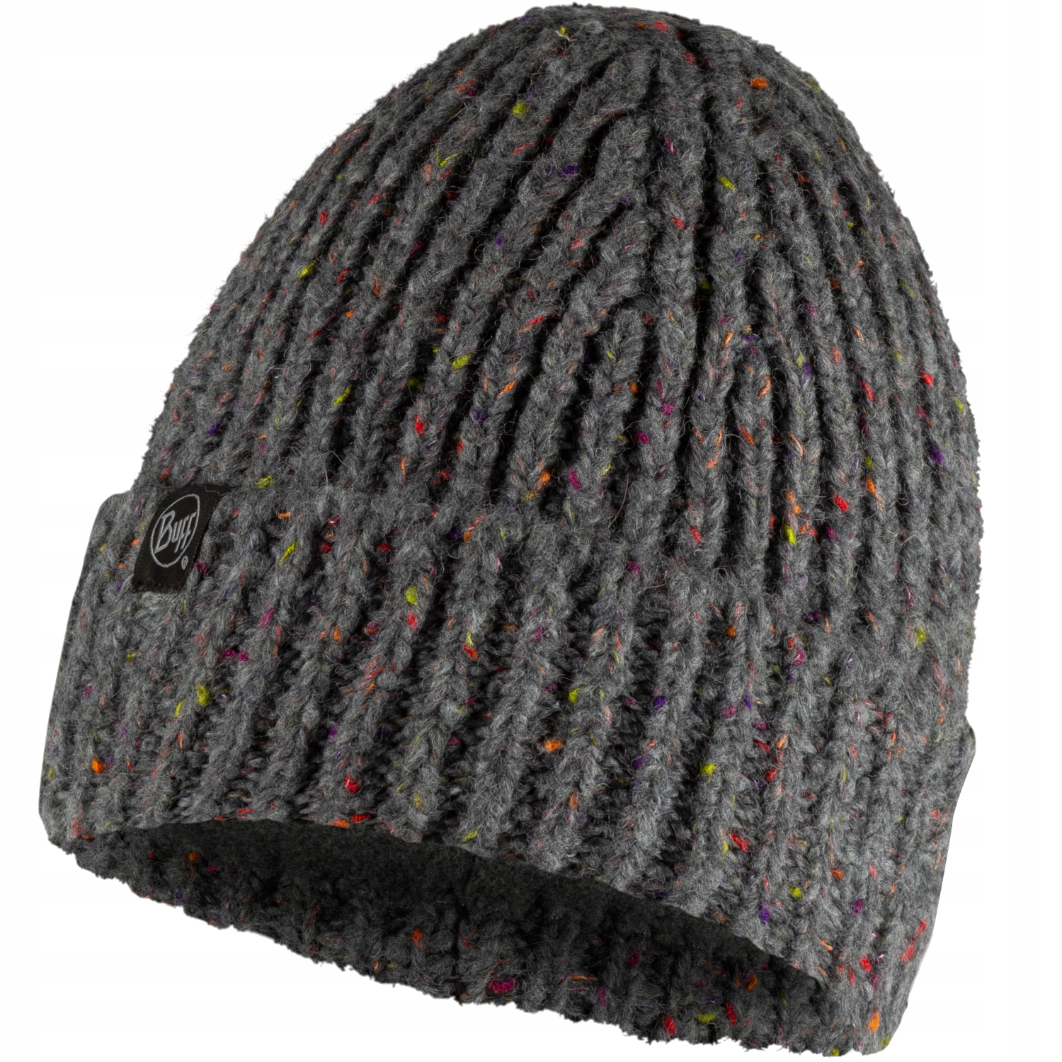Buff Kim Knitted Fleece Hat Beanie [uni] Čepice Unisex Akryl Šedá