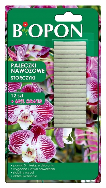 

Pałeczki nawozowe do storczyków 10 sztuk Bopon