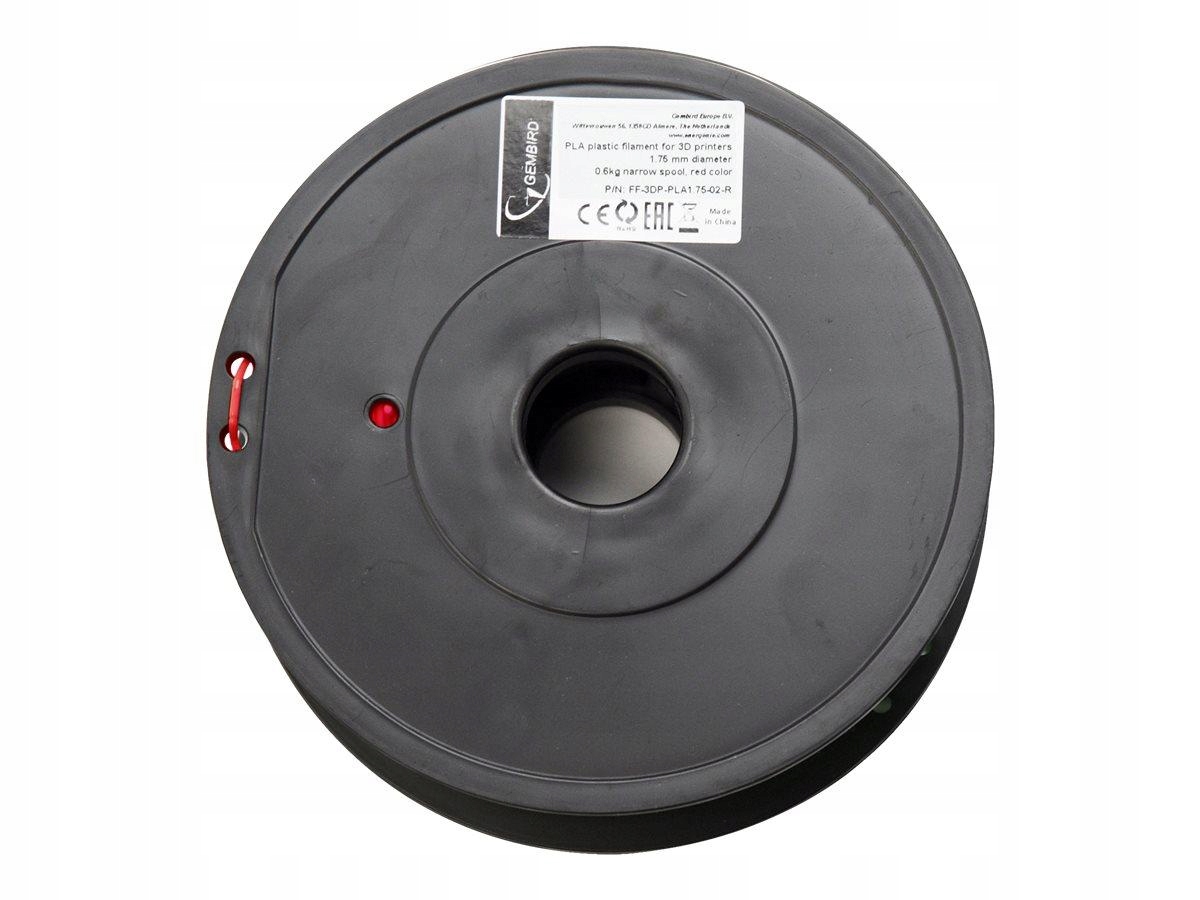Gembird 3DP-PLA+1.75-02-R Filament Gembird PLA-plus Red 1,75mm 1kg