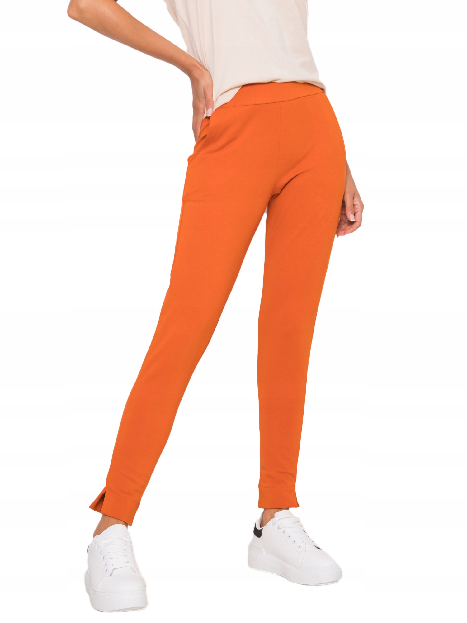 

Spodnie Damskie dresowe dresy bawełniane - M