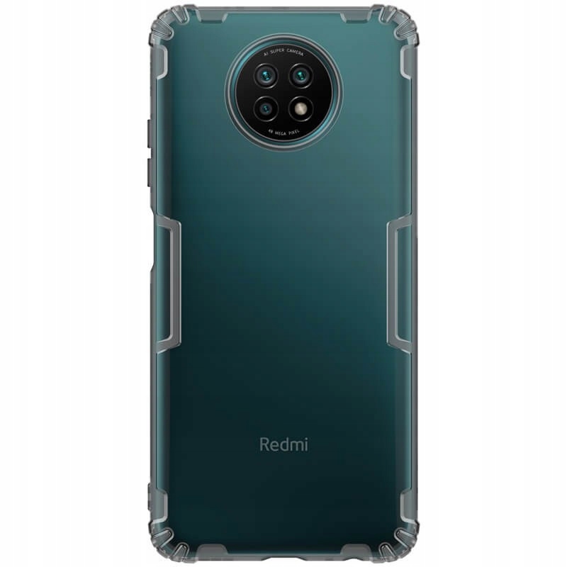 Xiaomi Redmi Note 9 5G, Etui silikonowe, Nillkin Nature, ultracienkie, szare