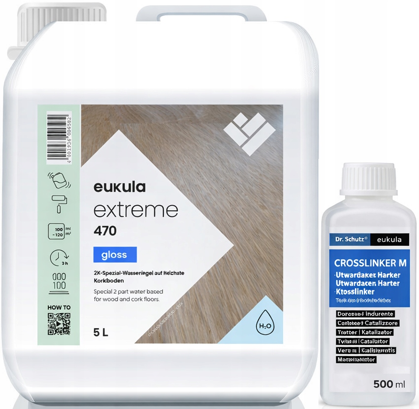 Eukula Extreme 470 Gloss 5,5L lak 2K vysoký lesk na dřevo