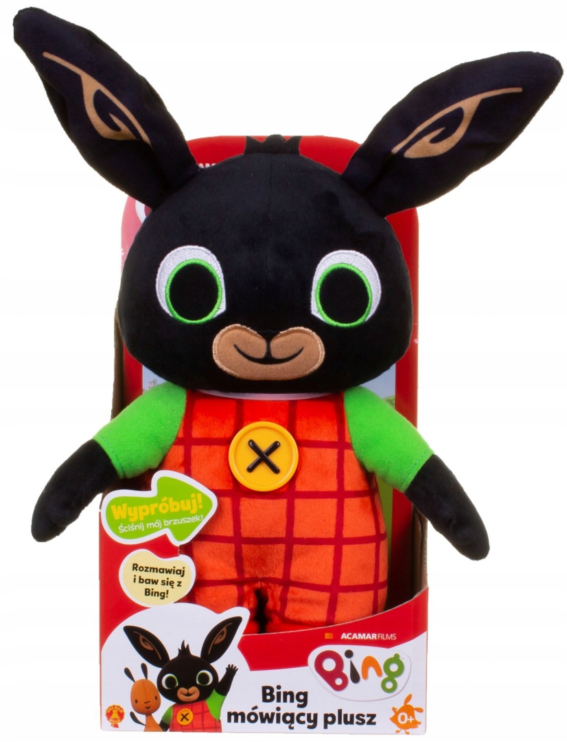 

Bing Królik Maskotka Interaktywna 30cm Język Pl