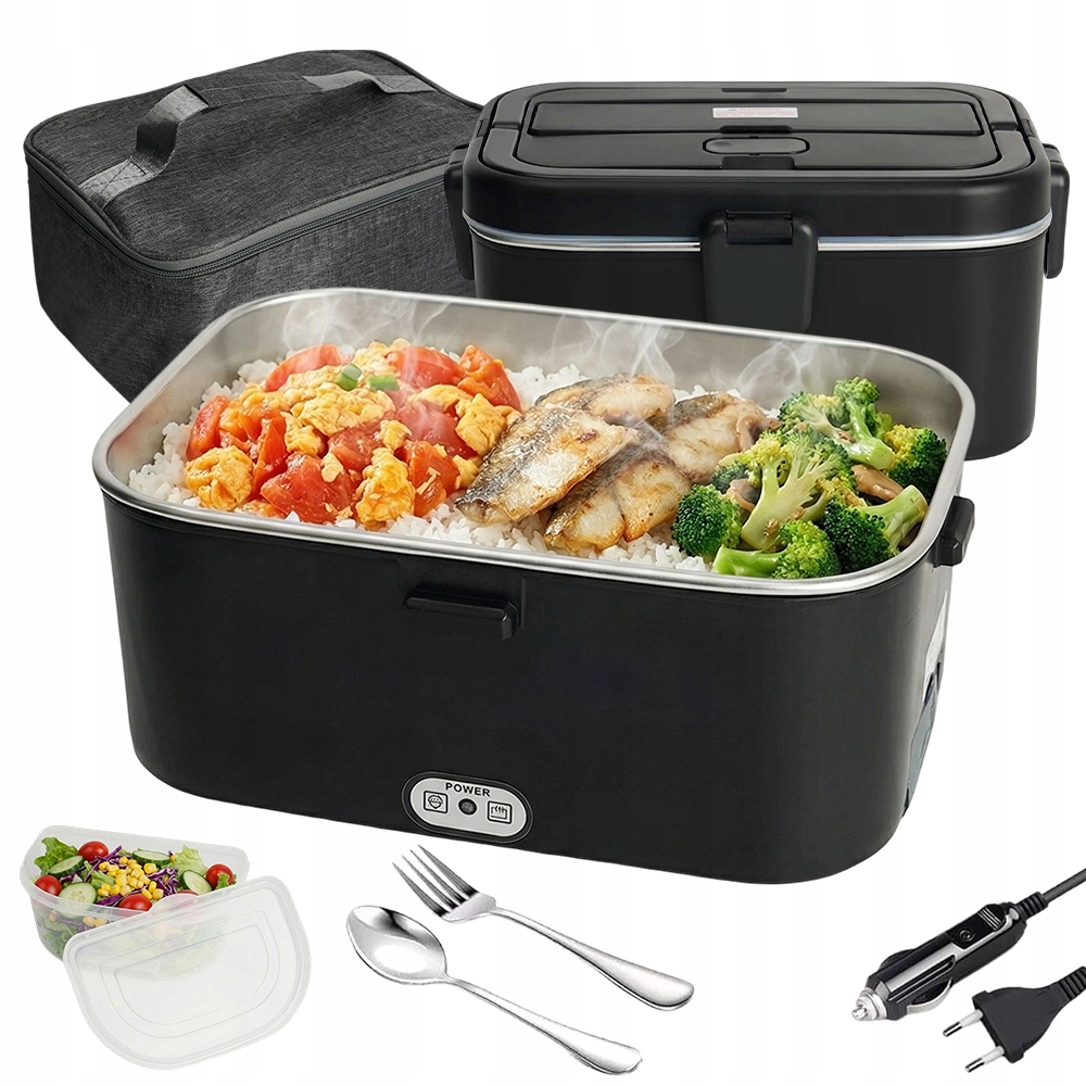 Elektrický Obědový Box Termoska Na Jídlo Nádoba Do Auta Do Kanceláře Školy