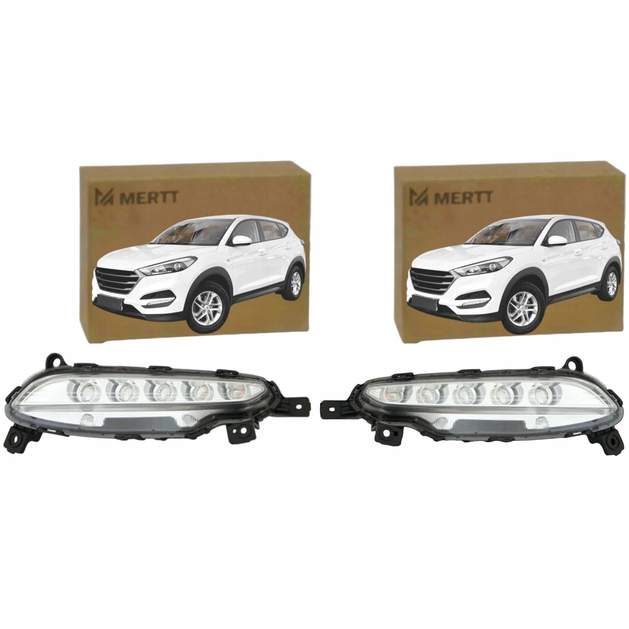 Hyundai Tucson III 2015-2018 Led Denní Svícení Drl Levá Pravá Sada