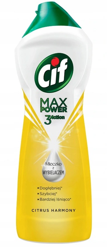 

Cif Max Power Mleczko z wybielaczem 1001 g Citrus