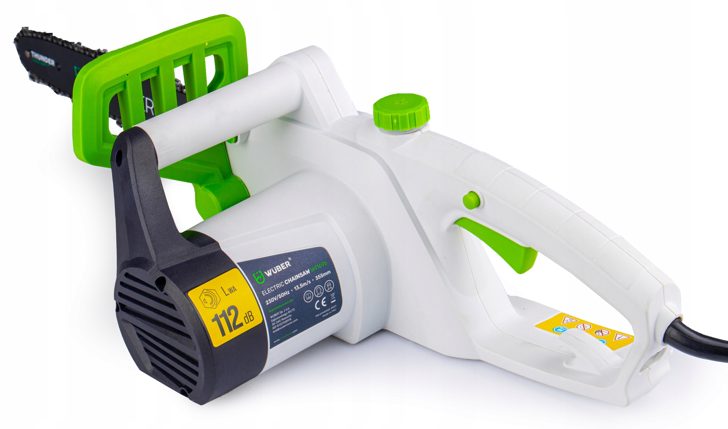 PIŁA ŁAŃCUCHOWA ELEKTRYCZNA PILARKA DO DREWNA MOCNA + OLEJ + ŁAŃCUCH 35'' Producent łańcucha Wuber